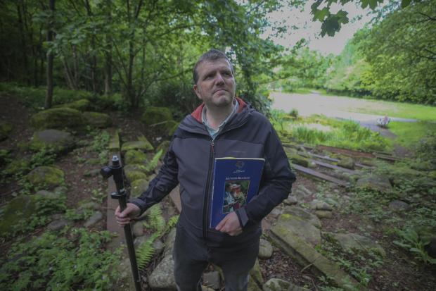 HeraldScotland: Dr Kenny Brophy, senior lecturer in archeology at Glasgow University, who with his staff and students are mapping out sections of Festival Park, scene of the the Glasgow Garden Festival in 1988, to discover what happened to the site