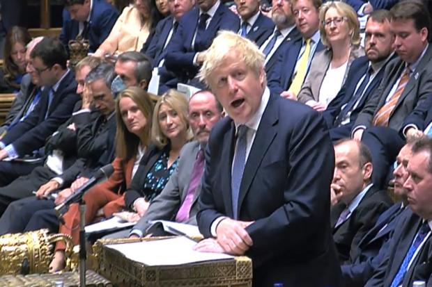 Prime Minister Boris Johnson delivers a statement to the House of Commons, London, following the publication of Sue Gray's report into Downing Street parties in Whitehall during the coronavirus lockdown.