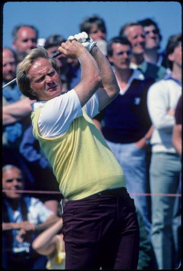 HeraldScotland: Jack Nicklaus at St Andrews in 1984. Photo credit: The University of St Andrews Libraries and Museums