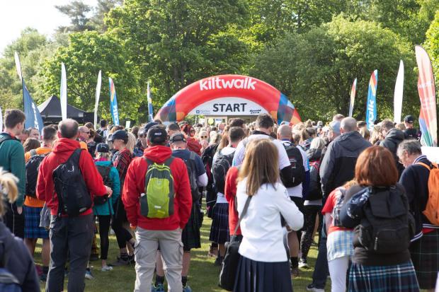 HeraldScotland: Aberdeen Kiltwalkers prepare for the challenge ahead