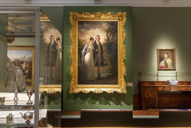 HeraldScotland: A painting by Sir Henry Raeburn of Mr and Mrs Robert N. Campbell of Kailzie, that hangs in the Scottish Identity in Art gallery will have a further label added that explains that the subjects were owners of a plantation in Grenada with 232 enslaved Africans. Picture Robert Perry.