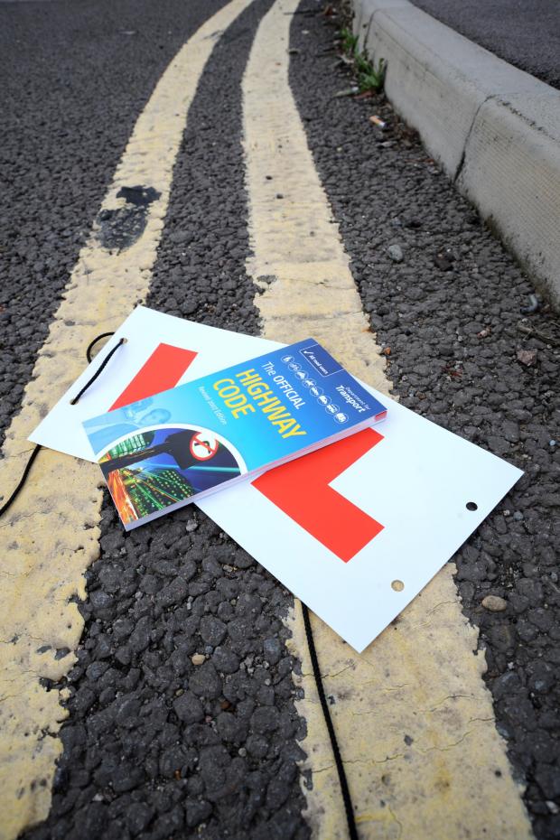 HeraldScotland: Learners signs and the highway code. Credit: PA
