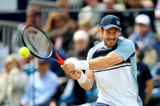 HeraldScotland: Andy Murray playing at the Surbiton tournament in early June (PA)