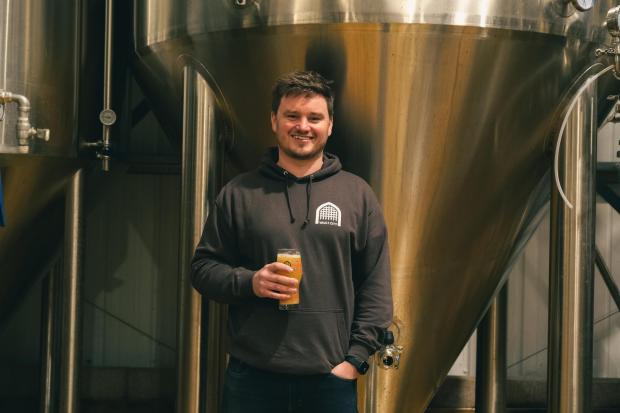 HeraldScotland: Steven Smith Hay, co-founder of Vault City Brewing, says they are expecting to see a drop in footfall
