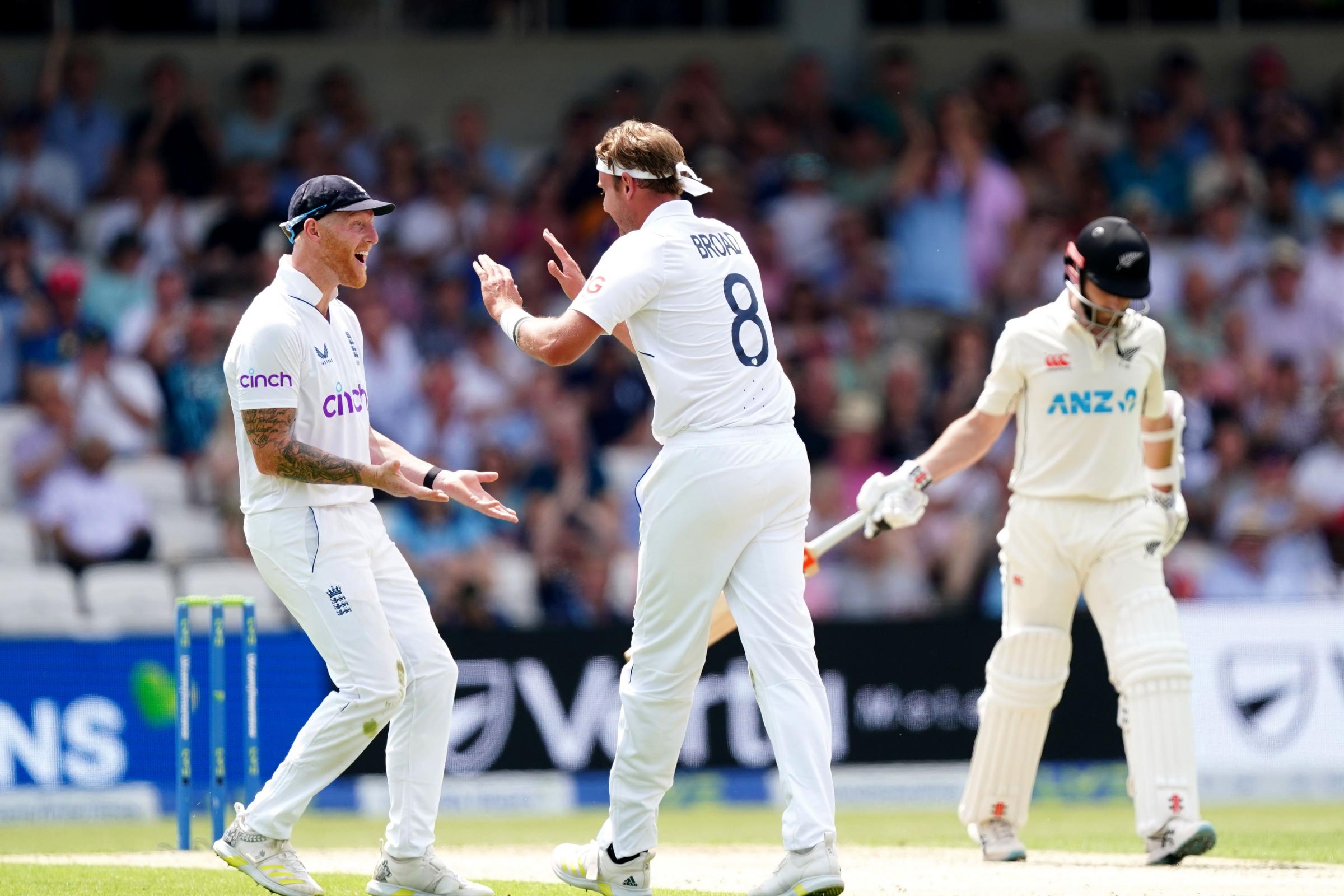Stuart Broad double and freak dismissal helps put England on top at Headingley