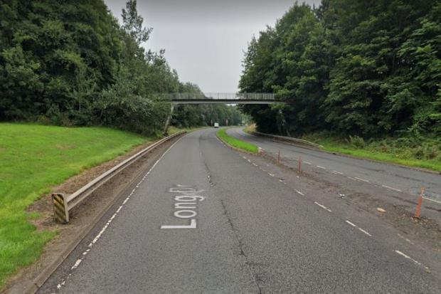 Woman, 77, in hospital after car crash on Long Drive
