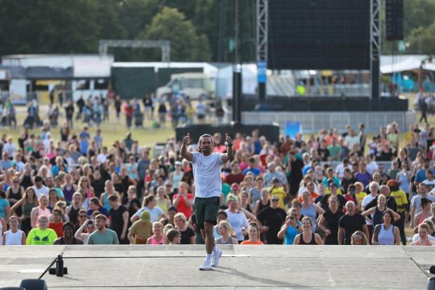 HeraldScotland: Last week Joe Wicks lead a record breaking attempt for the largest HIIT Workout at BST Hyde Park, London. Picture: PA