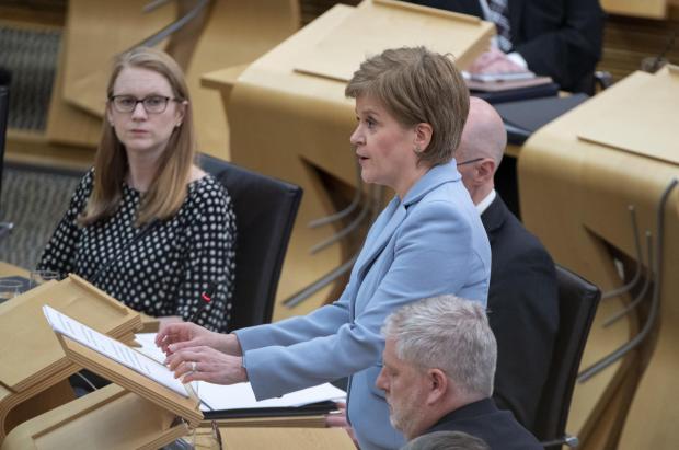 HeraldScotland: First Minister announces Indyref2 plan for 2023. Picture: Lesley Martin/PA Wire