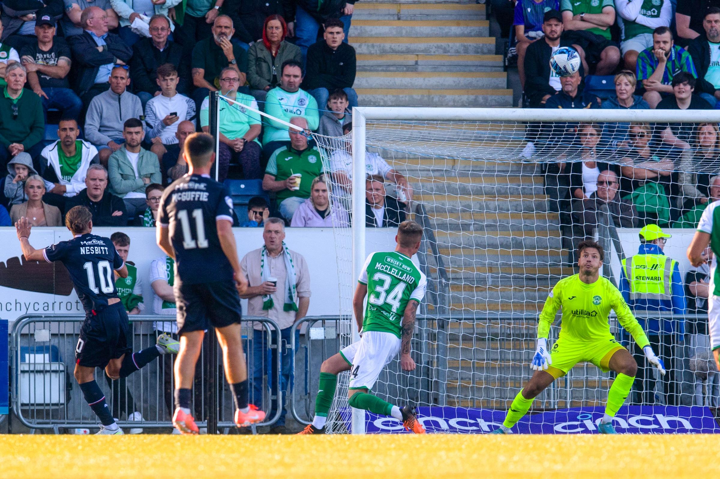 Hibs booed off park after suffering Premier Sports Cup defeat to Falkirk