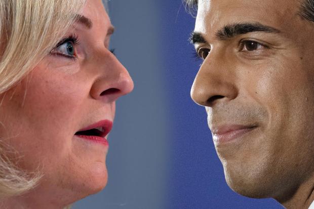 Both Liz Truss and Rishi Sunak took a hard line over the political situation north of the Border at their hustings in Perth on Tuesday