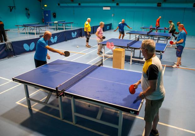 HeraldScotland: Table tennis at Drumchapel Community Sports Hub has been a hit with all generations