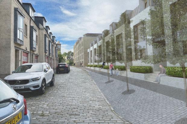 Townhouses and student homes plans lodged for brownfield site