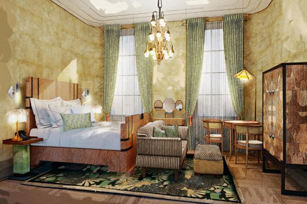 A rendering of a room at Sommero in Oslo