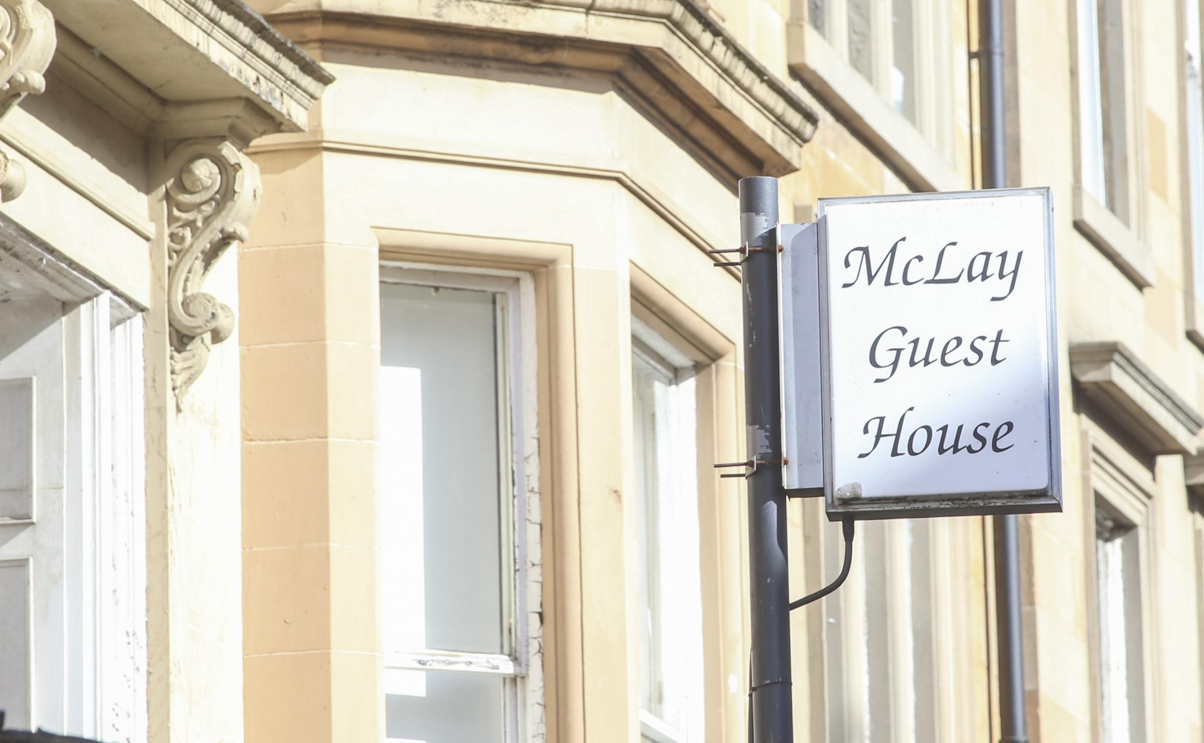 McLays Guest House on Glasgows Renfrew Street Picture: Gordon Terris 