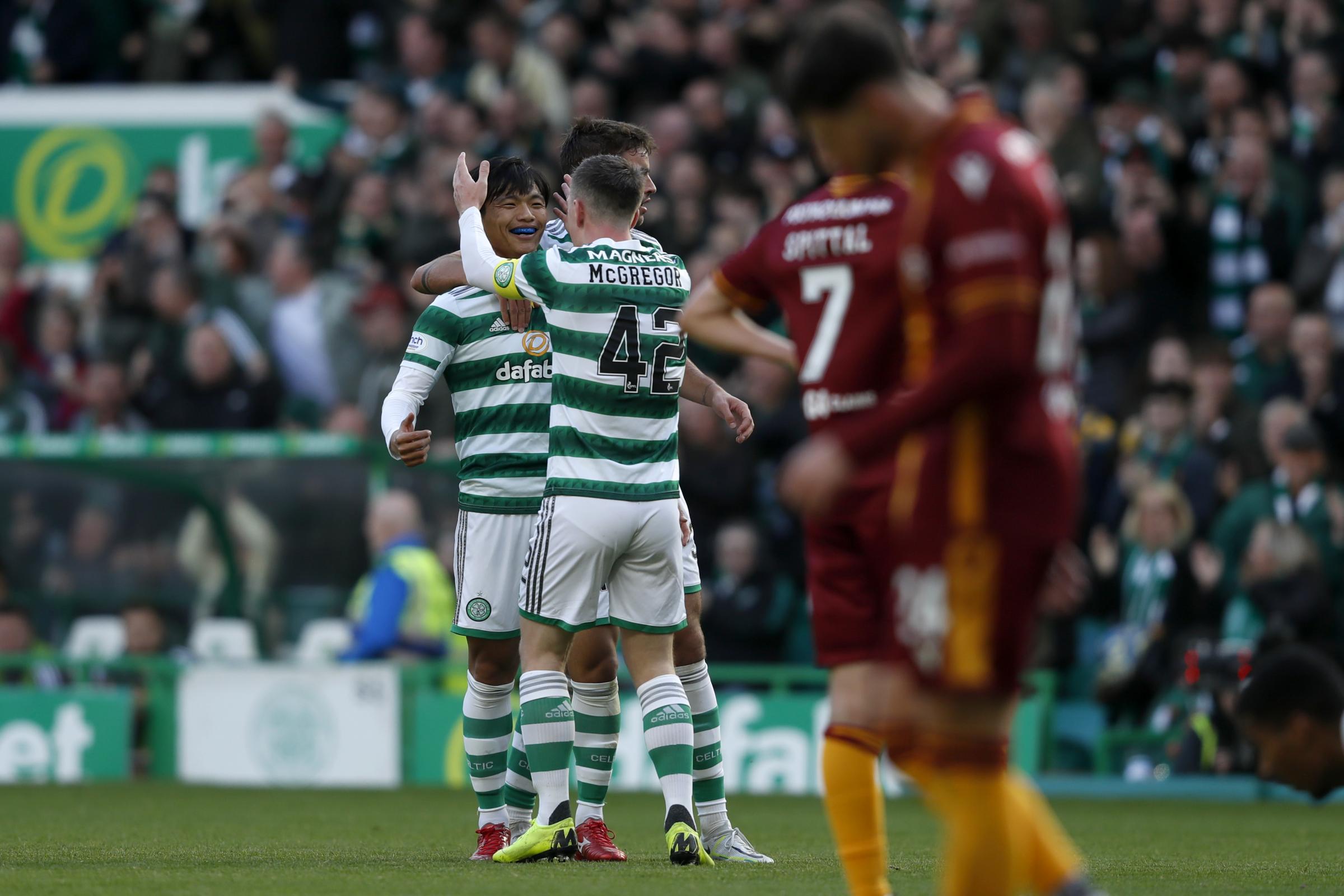 Apologetic Reo Hatate opens up on Celtic 'sorry' Callum McGregor discussions after Motherwell red card