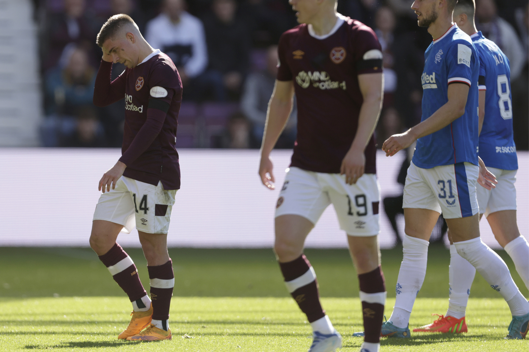 Hearts enforcer Cammy Devlin backed to bounce back from Rabbi Matondo red card against Rangers 'tougher'