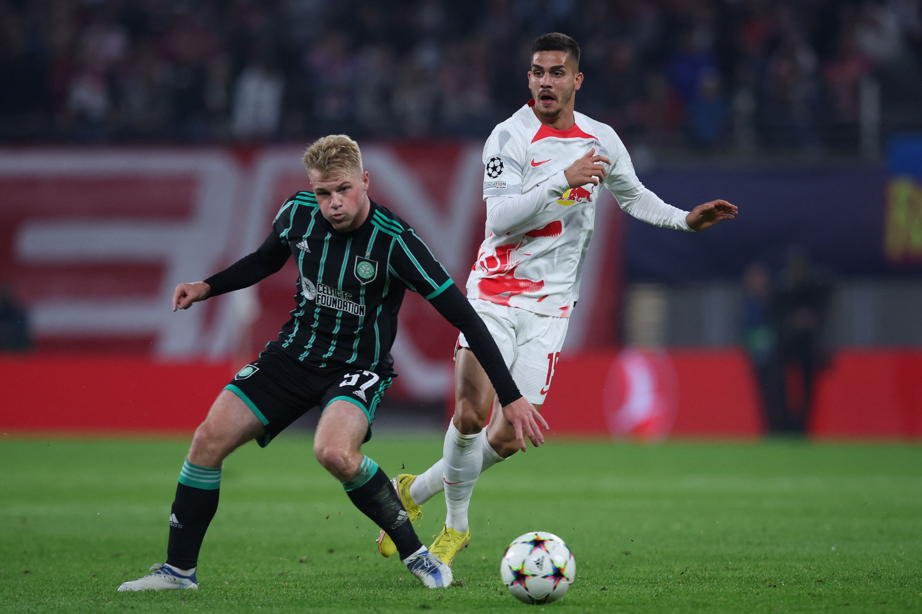 Stephen Welsh earns his Champions League wings in Red Bull Arena - but Celtic fail to sparkle in Leipzig loss