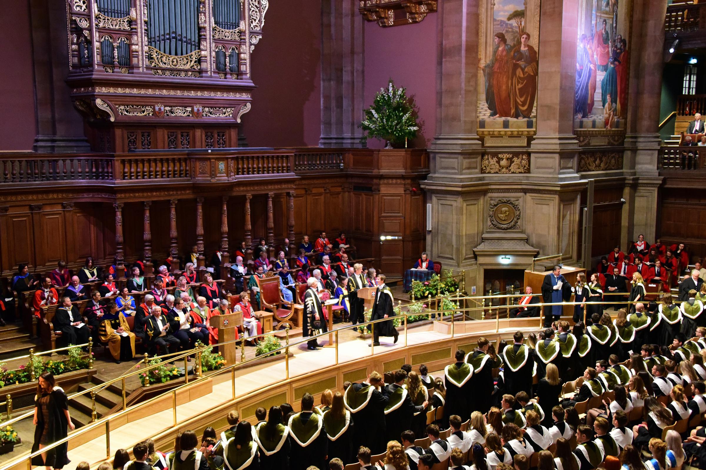 A graduation ceremony at Edinburgh University. Are Scots from less deprived areas in danger of missing out? Image: Getty