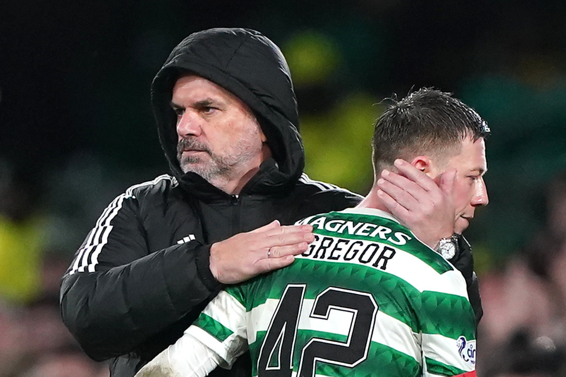 Celtic manager Ange Postecoglou tickled as goal is branded 'lucky'
