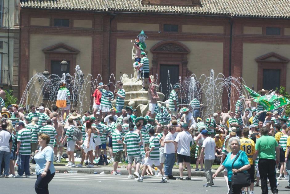 Celtic fans recall skipping exams and getting engaged in Seville
