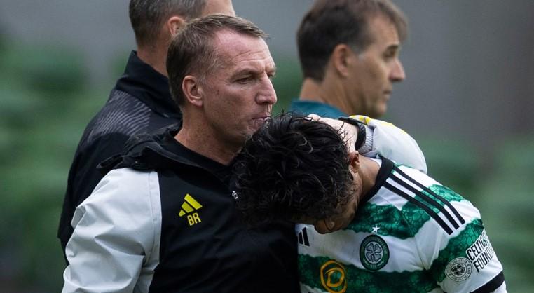 Rodgers addresses Celtic claims over Reo Hatate's body language