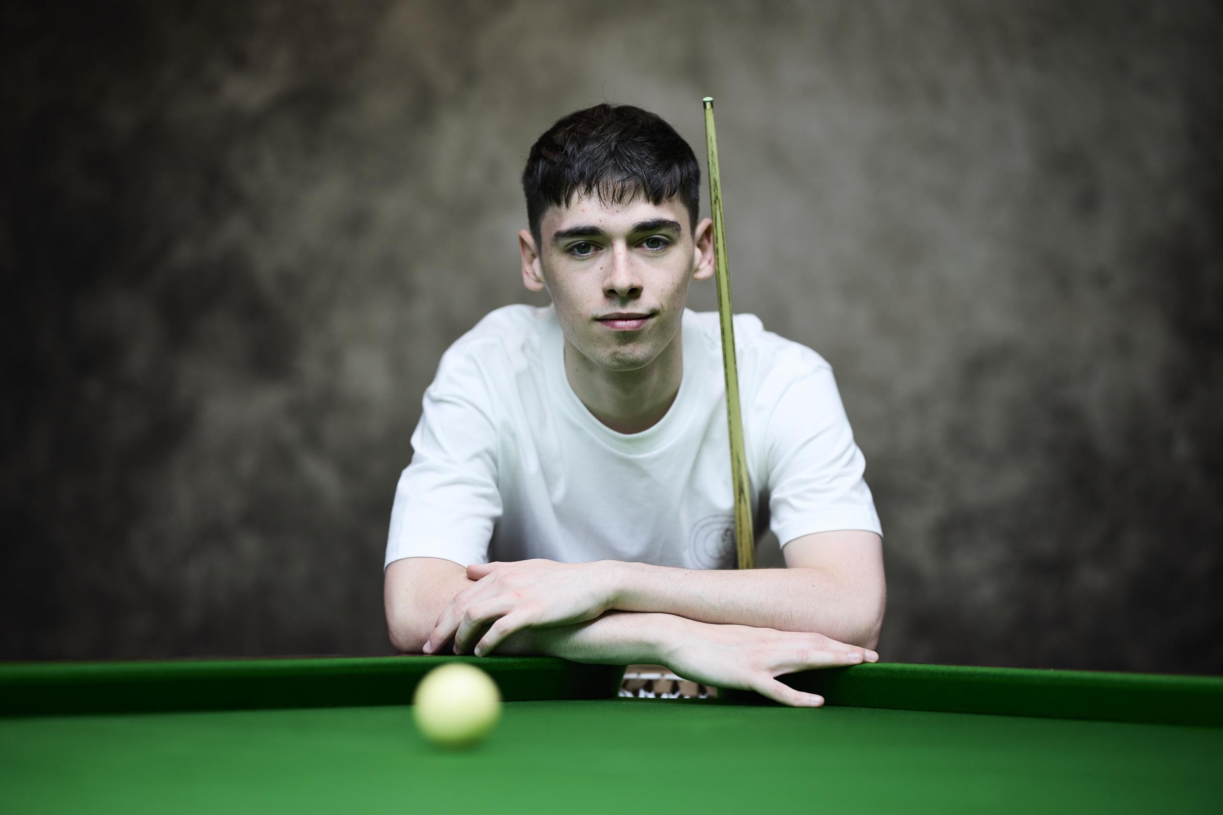 Liam Graham is snookers new kid on the block