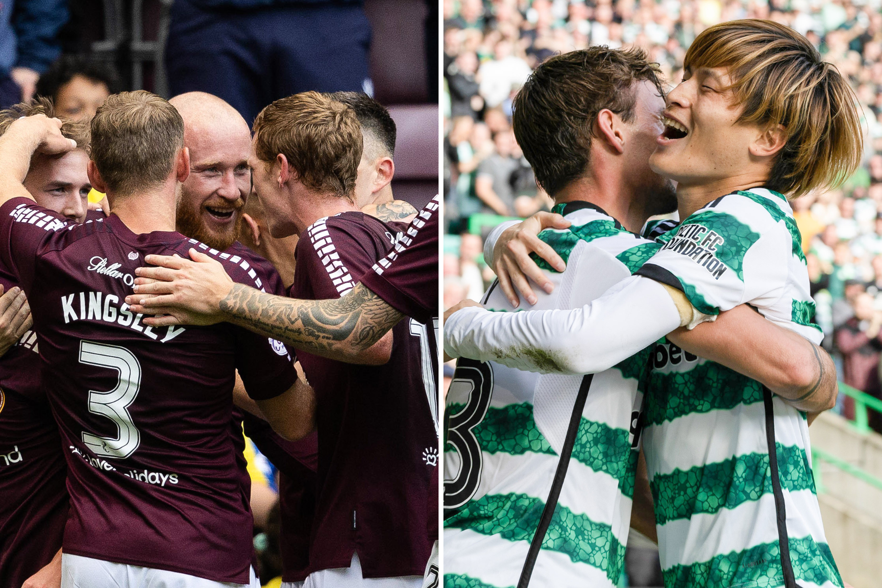 Hearts and Celtic ranked in top ten passing sides in world football
