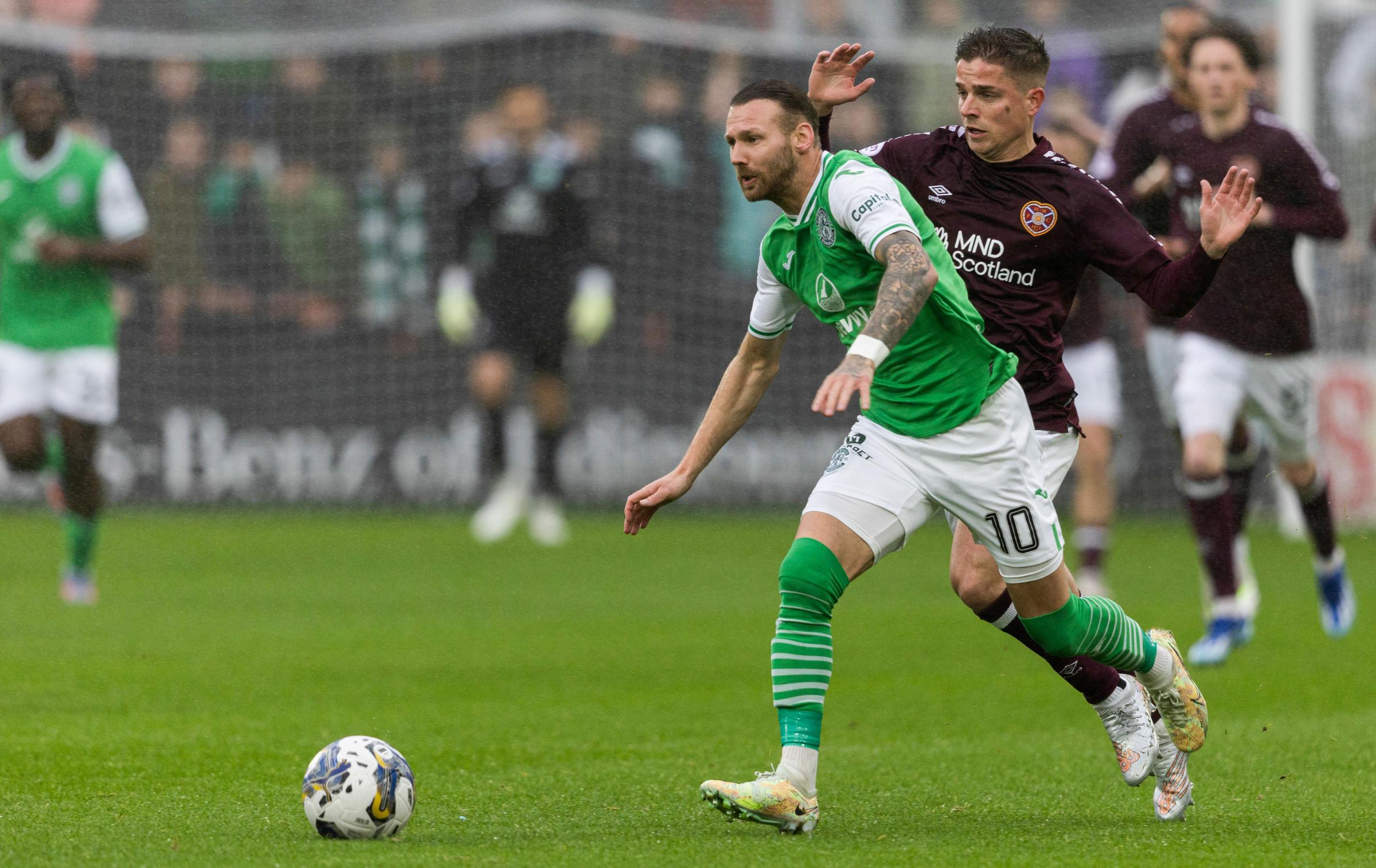 Hibs heading in One Direction under Nick Montgomery for Martin Boyle