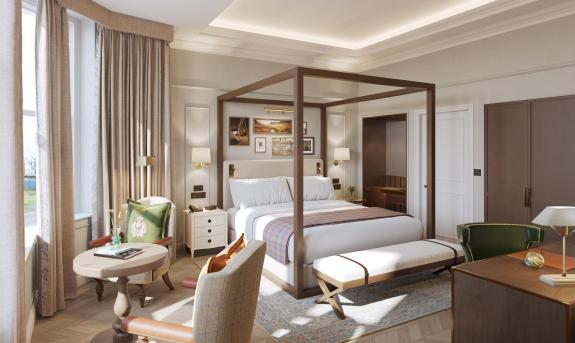 The Herald: Guests will be able to choose from a sea or garden view The Herald: Guests will be able to choose from a sea or garden view