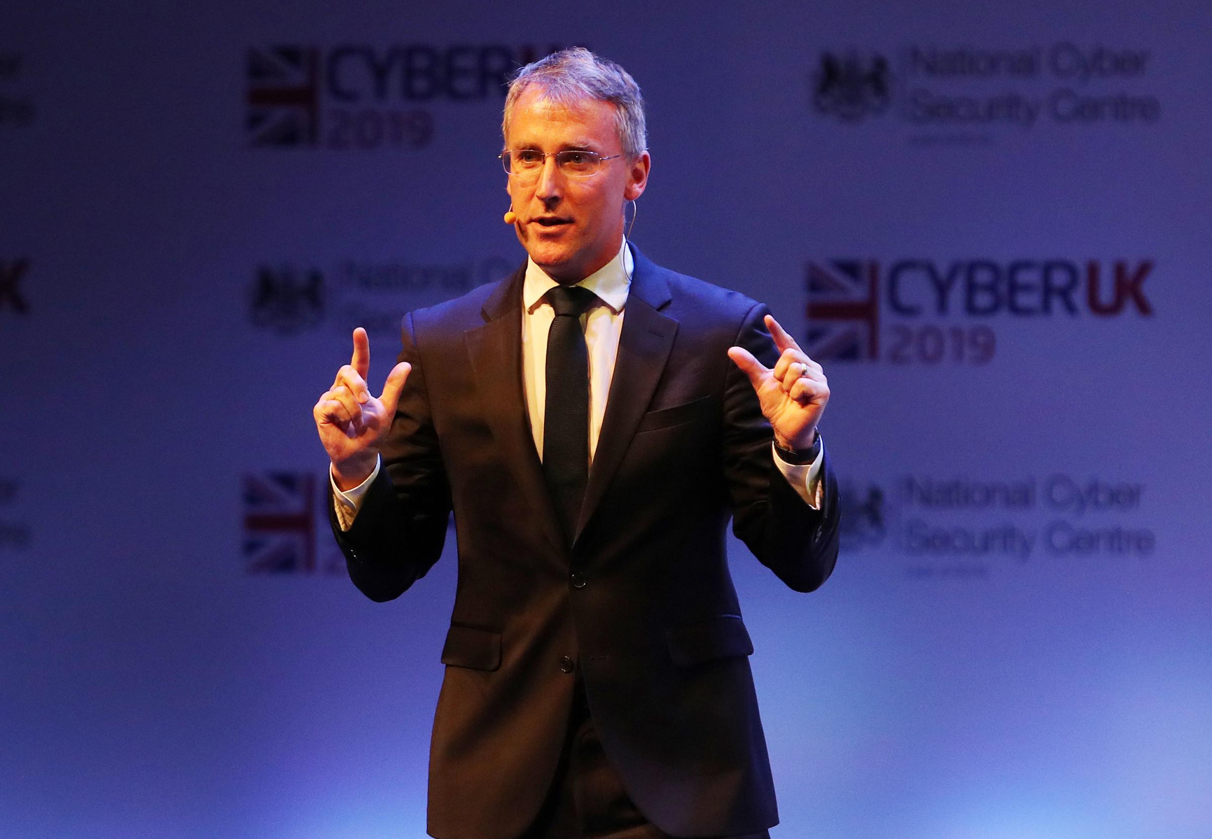 Ciaran Martin (UK National Cyber Security Centre) during a Five Eyes session: International Panel Discussion on Global Cyber Issues during CYBERUK held at the Scottish Event Campus in Glasgow..