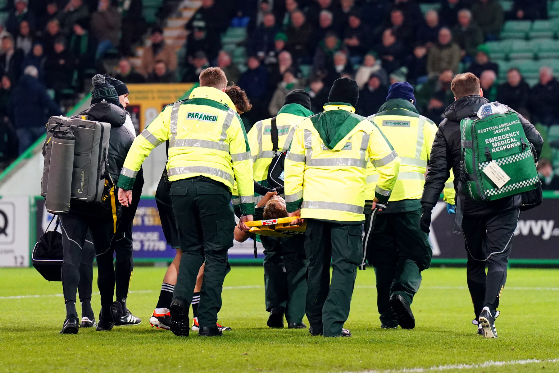Alistair Johnston Celtic injury latest as defender taken to hospital