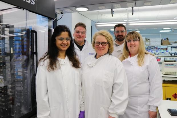 The team at the University of Dundee’s Drug Discovery Unit