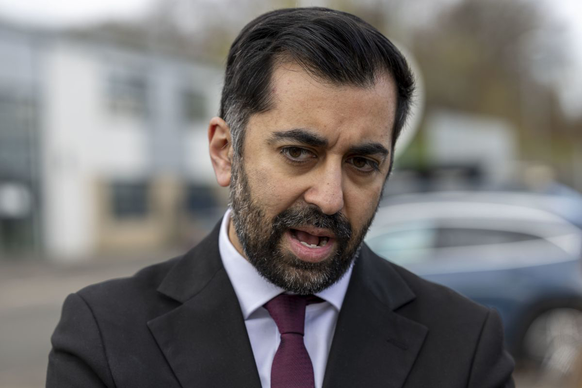 EMBARGOED TO 0001 TUESDAY APRIL 18 File photo dated 13/04/23 of First Minister Humza Yousaf, who has been urged to be bold on taxation by a group including anti-poverty campaigners ahead of a key statement to Parliament. The First Minister will lay out