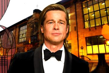 The day Brad Pitt marvelled at Glasgow School of Art