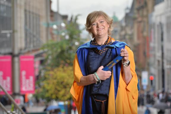 The Herald: Corinne Hutton, founder of Finding Your Feet, has been helping the McQuades The Herald: Corinne Hutton, founder of Finding Your Feet, has been helping the McQuades