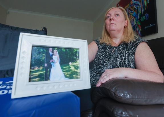 The Herald: Fiona McQuade said her husband is 'very low' following a traumatic battle with sepsis, which has left him wheelchair-bound The Herald: Fiona McQuade said her husband is 'very low' following a traumatic battle with sepsis, which has left him wheelchair-bound
