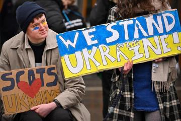 Revolt over 'disgraceful' axing of Scots support for Ukranian refugees