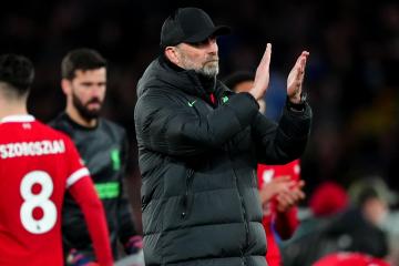 Jurgen Klopp apologises to Liverpool fans after derby loss
