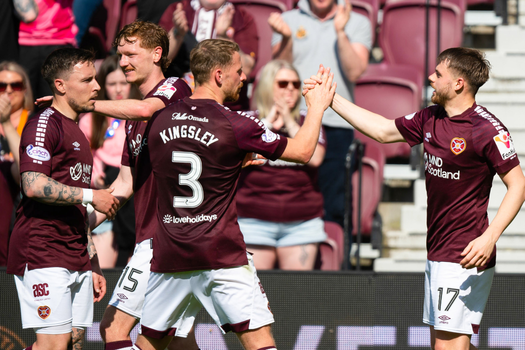 Hearts 3 Dundee 0: Highest points tally in 18 years secured