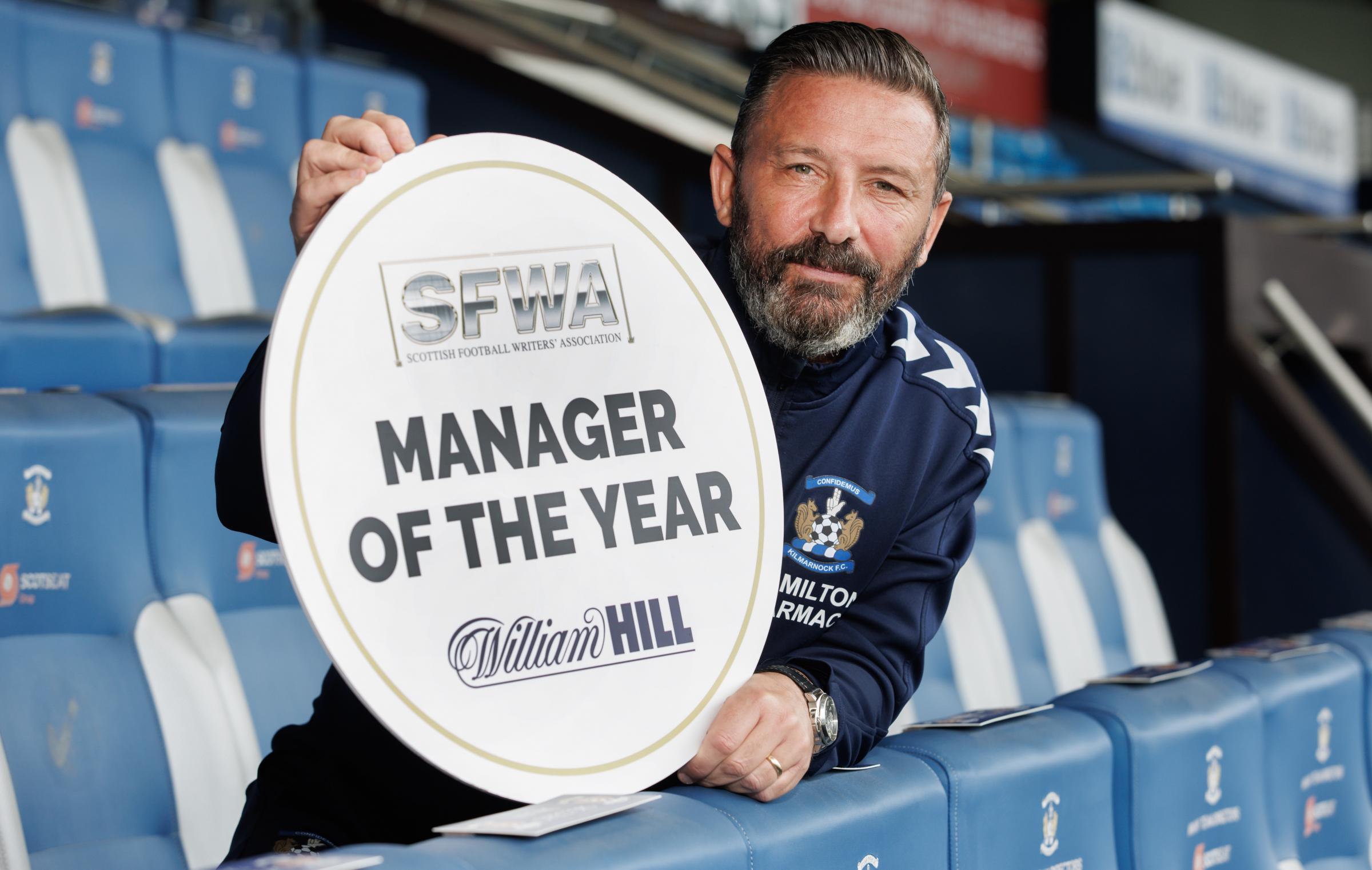 Kilmarnock boss named Scottish Football Writers' manager of the year
