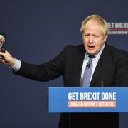 Slim volume: Johnson says manifesto would enable Tory Government to 'forge a new Britain'