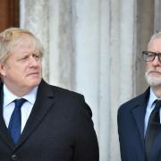 Prime Minister Boris Johnson (left) and Labour leader Jeremy Corbyn take part in a vigil in Guildhall Yard, London, to honour the victims off the London Bridge terror attack, as well as the members of the public and emergency services who risked their