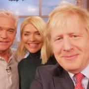 Another selfie: Johnson told ITV presenters Willoughby and Schofield he was sorry over infamous 'letterboxes' remark