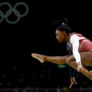 Simone Biles of the United States competes on beam at the Rio 2016 Olympic Games. Picture: Lars Baron/Getty Images