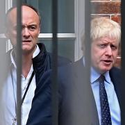 'Rasputin' Cummings and Boris Johnson after the party was  over