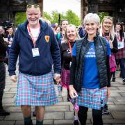 Sir Tom Hunter was joined by Judy Murray on one of last year's events.