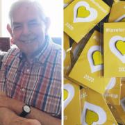 Yellow pin badges have given people hope and comfort