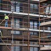 Housing under construction in the Gorbals area on October 6, 2015 in Glasgow, Scotland. Photo Jeff Mitchell/Getty.