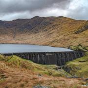 The reservoir and dam at the Cruachan hydro plant in Argyll Picture: Drax