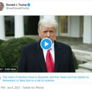 Donald Trump deletes Tweets accused of inciting violence amid threats of 'permanent suspension'